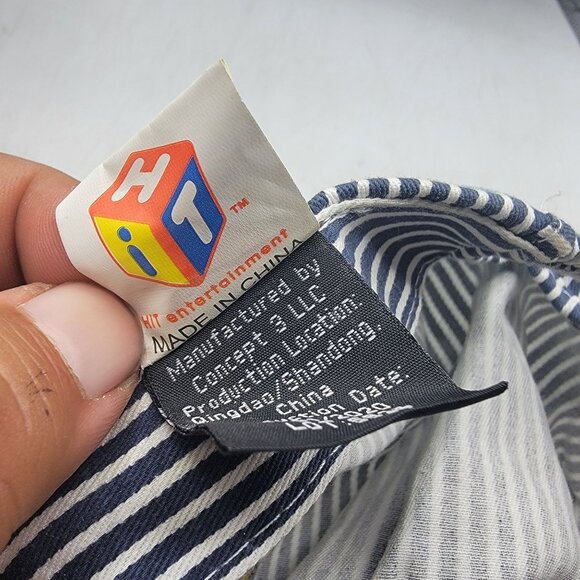 Thomas And Friends Toddlers Striped Engineer Cap With Patches Costumes Casual - Picture 6 of 10